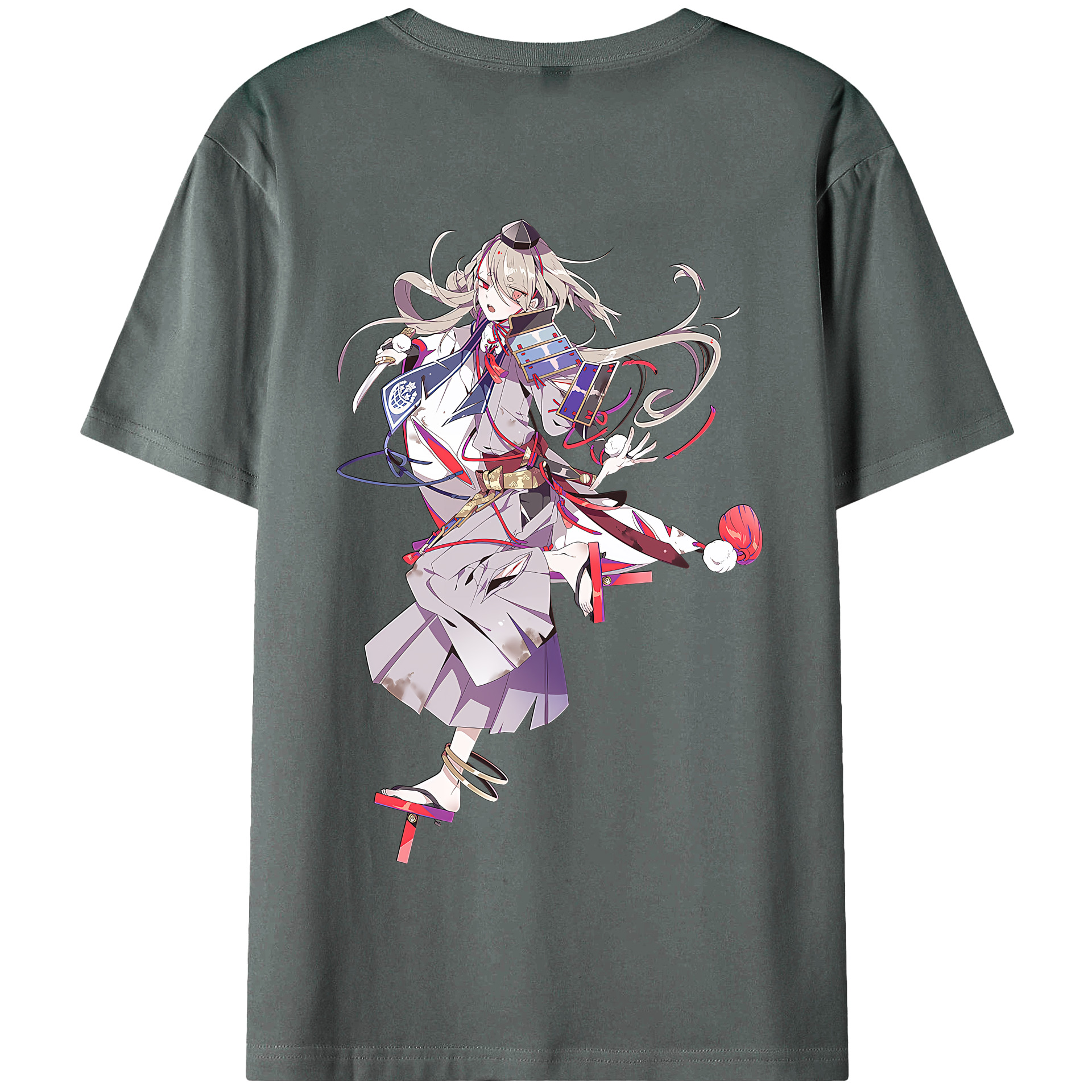 （画像用） 刀剣乱舞 Touken Ranbu 綿100％半袖Tシャツ（背面プリント）